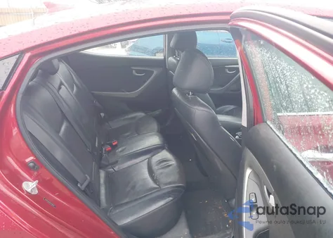 2015 Hyundai Elantra Limited from USA, damaged, VIN 5NPDH4AE9FH556105